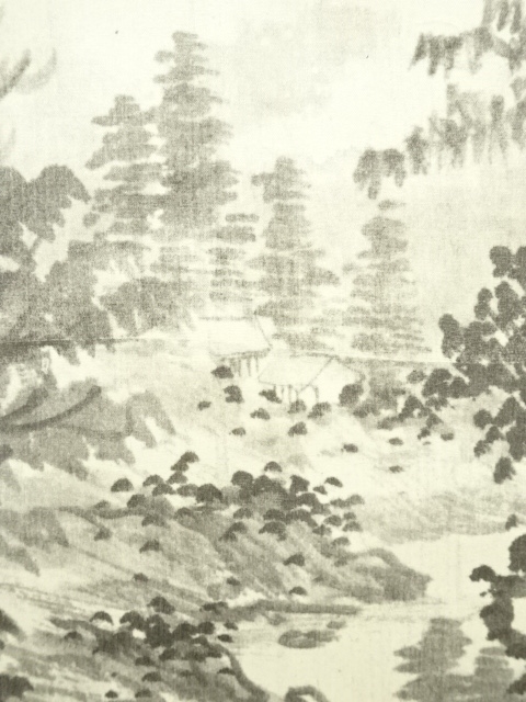 道具 ] - 道具 萬谷山人筆 山水 肉筆絹本掛軸 | ネットショップ圭